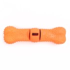 Игрушка пищащая "Мегакость" для собак, 22,5 см, оранжевая - фото 7654203