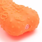 Игрушка пищащая "Мегакость" для собак, 22,5 см, оранжевая - фото 7654204