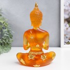 Сувенир полистоун "Будда Анджали Мудра - молитва" оранжевый 18х12х6 см - фото 8504040