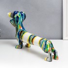 Фигурка полистоун «Такса», подтёки краски, 22.5×11×43 см 7559367 - фото 14394234