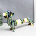 Фигурка полистоун «Такса», подтёки краски, 22.5×11×43 см 7559367 - фото 14394235
