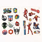 Татуировки переводные, маска супергероя «Железный человек», MARVEL - Фото 3