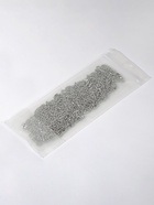 Цепочка шариковая с замком соединителем, 100 шт. металлическая, 0.9×0.3 см, ширина 2 мм, цвет серебро - Фото 7