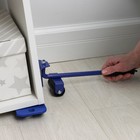 Набор для перемещения мебели: домкрат, платформы на колёсиках, МИКС - Фото 10