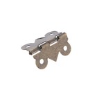 Петля железная, 25×21×0.35 мм, цвет бронза, 100 шт. 7599944