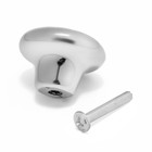 Ручка-кнопка CAPPIO, d=33 мм, цвет хром - фото 807088784