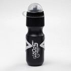Бутылка для воды велосипедная"Мастер К.", 750 мл , с креплением, чёрная - фото 295561148