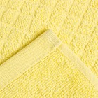 Полотенце махровое Love Life «Минимализм» 50×80 см, 100% хлопок, 500 г/м², жёлтое - Фото 5