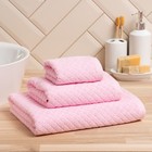 Полотенце махровое Love Life «Минимализм» 50×80 см, розовый, 100% хл, 500 г/м² - Фото 2