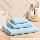 Полотенце махровое Love Life «Минимализм» 50×80 см, аквамарин, 100% хл, 500 г/м² - Фото 2