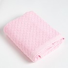 Полотенце махровое LoveLife «Минимализм» 70×120 см, 100% хлопок, 500 г/м², розовое - Фото 3