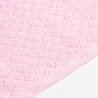 Полотенце махровое LoveLife «Минимализм» 70х120 см, розовый, 100% хлопок, 500 гр/м2 - Фото 4