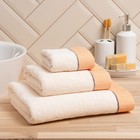 Полотенце махровое LoveLife «Бриз» 30×50 см, оранжевый, 100% хлопок, 500 г/м² - Фото 2