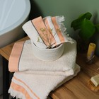 Полотенце махровое LoveLife "Бриз" 30х50 см, оранжевый, 100% хлопок, 500 гр/м2 - Фото 7