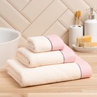 Полотенце махровое Love Life «Бриз» 50×80 см, розовый, 100% хл, 500 г/м² - Фото 2
