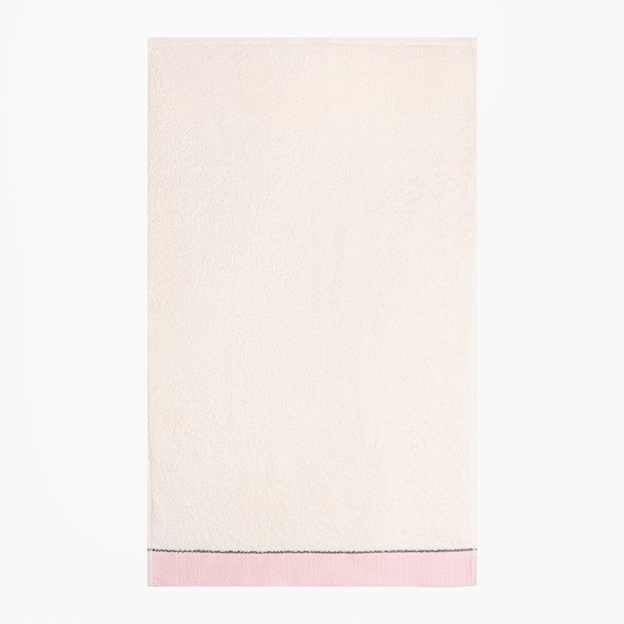 Полотенце махровое Love Life «Бриз» 50×80 см, розовый, 100% хл, 500 г/м² - Фото 1