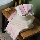 Полотенце махровое Love Life «Бриз» 50×80 см, розовый, 100% хл, 500 г/м² - Фото 7