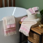 Полотенце махровое Love Life «Бриз» 50×80 см, розовый, 100% хл, 500 г/м² - Фото 9