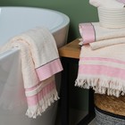 Полотенце махровое Love Life «Бриз» 50х80 см, розовый, 100% хл, 500 гр/м2 6830762 - фото 12386708