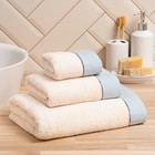 Полотенце махровое Love Life «Бриз» 50×80 см, аквамарин, 100% хл, 500 г/м² - Фото 2