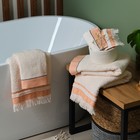 Полотенце махровое Love Life «Бриз» 70×120 см, оранжевый, 100% хл, 500 г/м² - Фото 6