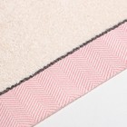 Полотенце махровое Love Life «Бриз» 70×120 см, розовый, 100% хл, 500 г/м² - Фото 4