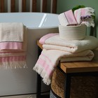 Полотенце махровое Love Life «Бриз» 70×120 см, розовый, 100% хл, 500 г/м² - Фото 8