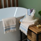 Полотенце махровое Love Life «Бриз» 70×120 см, аквамарин, 100% хл, 500 г/м² - Фото 7