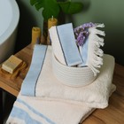 Полотенце махровое Love Life «Бриз» 70×120 см, аквамарин, 100% хл, 500 г/м² - Фото 8