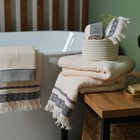 Полотенце махровое LoveLife «Бриз» 70×120 см, чёрный, 100% хлопок, 500 г/м² - Фото 7