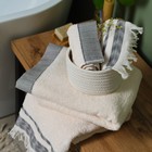 Полотенце махровое LoveLife «Бриз» 70×120 см, чёрный, 100% хлопок, 500 г/м² - Фото 8