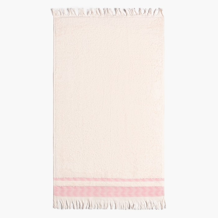 Полотенце махровое LoveLife «Муссон» 50×80 см, розовый, 100% хлопок, 500 г/м² - Фото 1