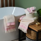 Полотенце махровое LoveLife «Муссон» 50х80 см, розовый, 100% хлопок, 500 гр/м2 - Фото 9