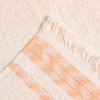 Полотенце махровое LoveLife «Муссон» 70×120 см, 100% хлопок, 500 г/м², оранжевое - Фото 5