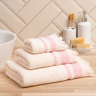Полотенце махровое LoveLife «Муссон» 70×120 см, 100% хлопок, 500 г/м², розовое - Фото 2