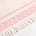 Полотенце махровое LoveLife «Муссон» 70×120 см, 100% хлопок, 500 г/м², розовое - Фото 4