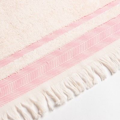 Полотенце махровое LoveLife «Муссон» 70х120 см, розовый, 100% хлопок, 500 гр/м2