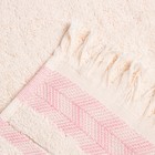 Полотенце махровое LoveLife «Муссон» 70×120 см, 100% хлопок, 500 г/м², розовое - Фото 5