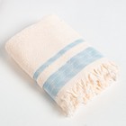 Полотенце махровое LoveLife «Муссон» 70×120 см, 100% хлопок, 500 г/м², голубое - Фото 3