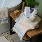 Полотенце махровое LoveLife «Муссон» 70×120 см, 100% хлопок, 500 г/м², голубое - Фото 6