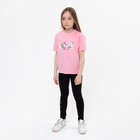 Футболка для девочки, цвет светло-розовый, рост 122 - Фото 3