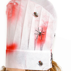 Карнавальная шляпа «Повар» с кровью и пауками 7450444