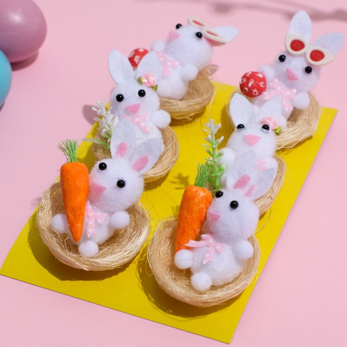 Декор «Кролик» (6 шт.) - Фото 1