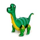 Шар фольгированный 25" «Динозавр брахиозавр», цвет зелёный - Фото 2