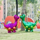 Шар фольгированный 25" «Динозавр брахиозавр», цвет зелёный - Фото 4
