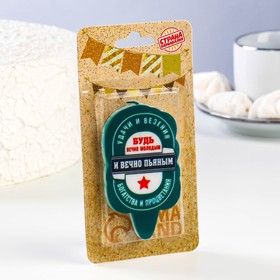 Свеча для торта «Вечно пьяный», 6.5 см, зеленая (комплект 4 шт)