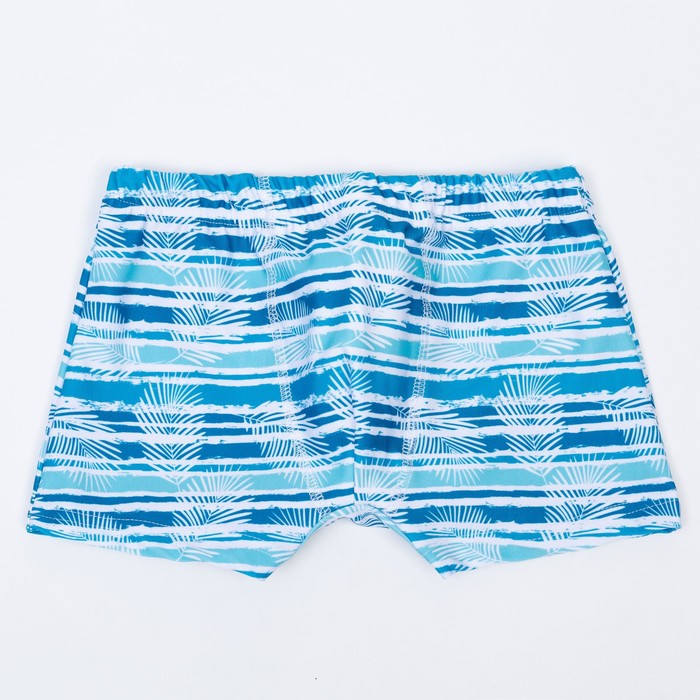 Плавки купальные для мальчика, цвет бирюзовый, рост 110 см - Фото 1