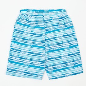 Плавки-шорты для мальчика, цвет бирюзовый, рост 134 см