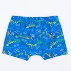 Плавки купальные для мальчика, цвет синий/динозавры, рост 98 см - Фото 3