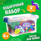 Подарочный набор «Тесто для лепки Пластишка» 10 цв. с магнитом - фото 9675147